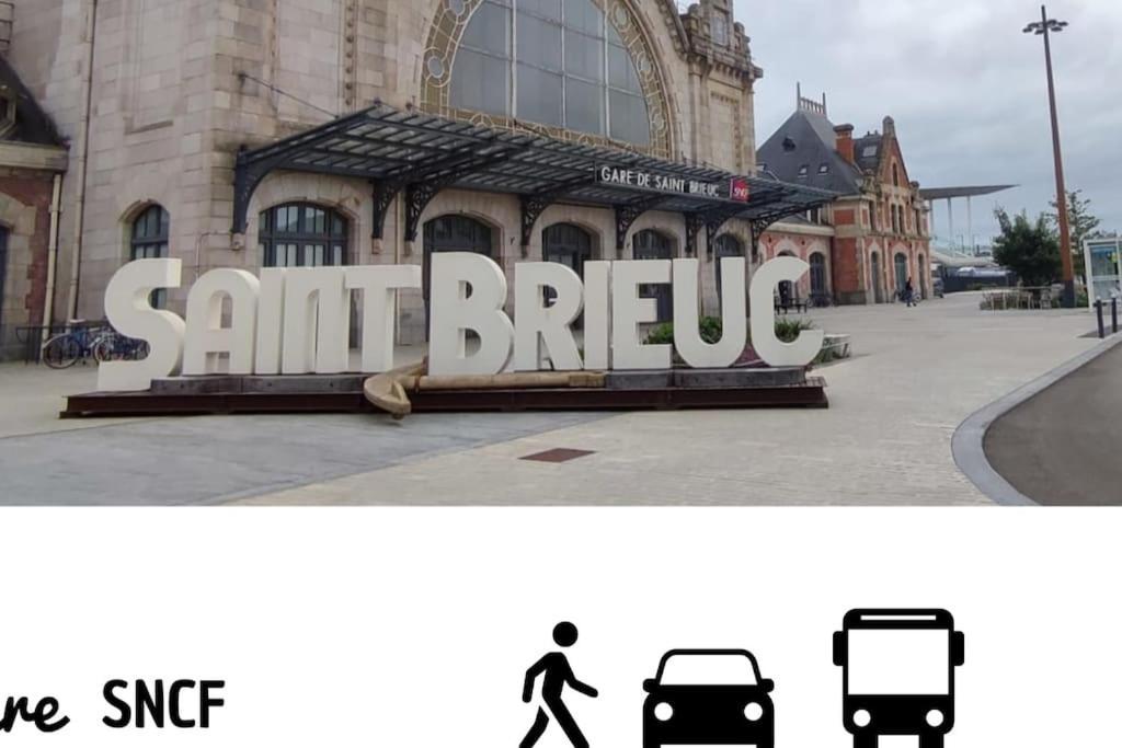 Апартаменты Le Paris-Brest - Faites Une Pause Sur Votre Trajet Сен-Бриё Экстерьер фото
